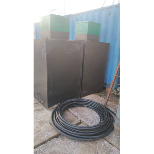 Квадратный кессон МосГеоБур для скважины металлический 1200х1200 мм