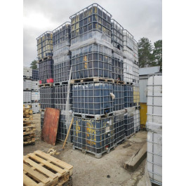 Еврокуб 1000 л, для септика немытый герметичный (поддон металл/пластик/дерево)