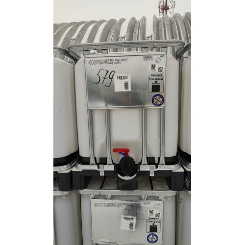 Еврокуб (емкость) 600-640 л, б/у, чистый пропаренный из под пищевых веществ (поддон металл/пластик)