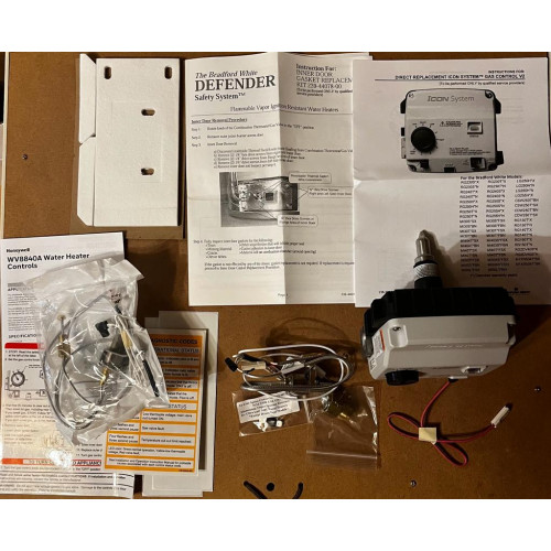 Газовый клапан, природный газ на 30, 40, 50 галлон для бойлера Bradford White