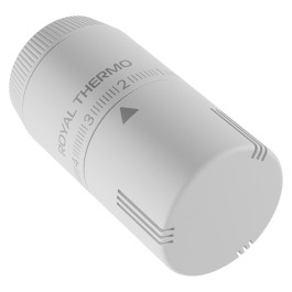 Термоголовка жидкостная Royal Thermo Design М30х1,5 (Белый Soft-touch)