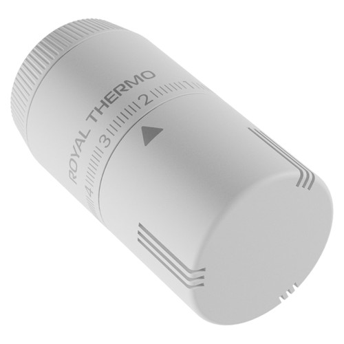 Термоголовка жидкостная Royal Thermo Design М30х1,5 (Белый Soft-touch)