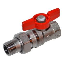 Кран шаровой американка Giacomini 1 1/4" ручка-бабочка арт. R859X329