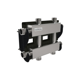 Коллектор нержавеющий модульный Gidruss MKSS-60-3DU EPP до 60 кВт 1" 3 контура EPP термоизоляция