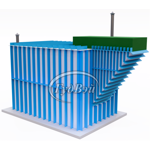 Пластиковый погреб ГудВэй Комфорт II 4*2м