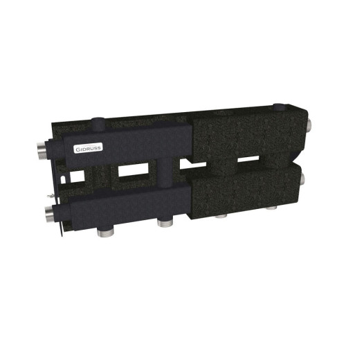 Коллектор модульный Gidruss MK-60-3D.EPP до 60 кВт 1" 3 контура EPP термоизоляция