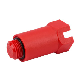 Заглушка длинная MotusLine 1/2" красная, 10шт./пакет