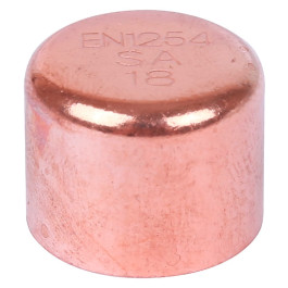 Заглушка Sanha 15 мм медная под пайку арт.1530115