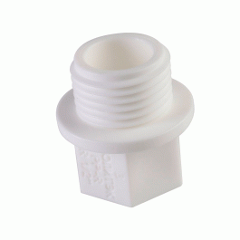 Заглушка резьбовая полипропиленовая Политэк 20x1/2" мм