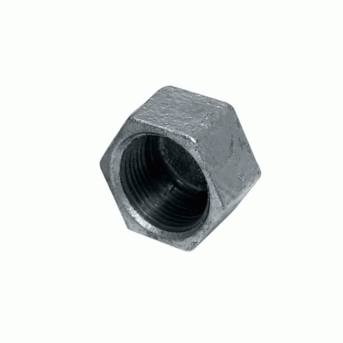 Заглушка чугунная оцинкованная Fittex Plus 40х1 1/2" с ВР резьбой