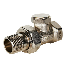 Клапан запорно-балансировочный Rommer 1/2", прямой