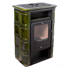Печь-камин Nordflam Vera green