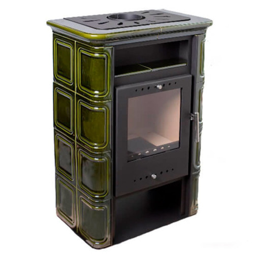 Печь-камин Nordflam Vera green