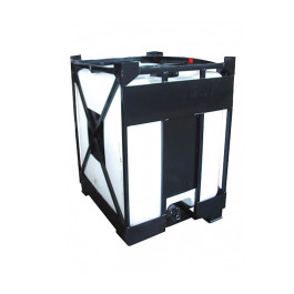 Еврокуб для топлива Анион 1000 в металлической корзине