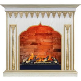 Dimplex Abu-Dabi - Белый дуб, патина золото с очагом Cassette 600 LNH-INT