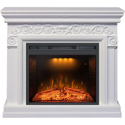 Royal Flame Athena - Белый с очагом Emerald 23