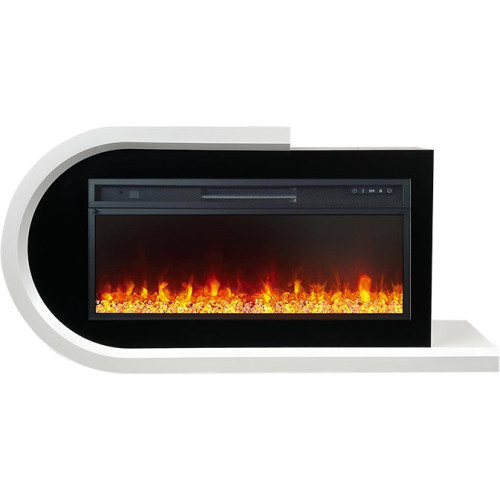 Royal Flame Basel L - Белый с черным с очагом Vision 42 LED Royal Flame Basel L - Белый с черным с очагом Vision 42 LED