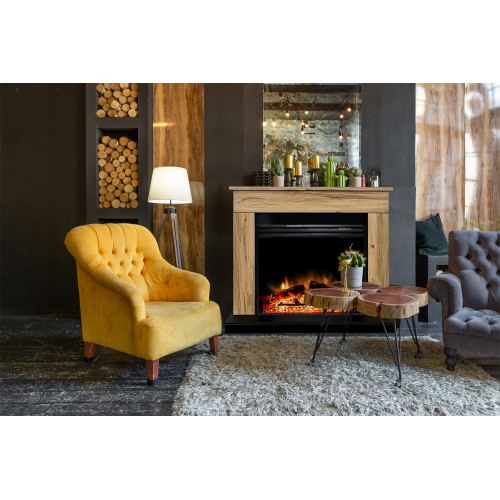 Royal Flame Bergen (Разборный) - Белый с черным