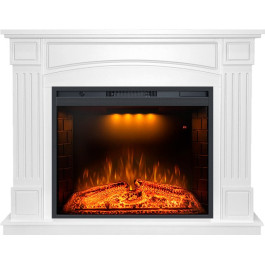 Royal Flame Boston - Белый с очагом Emerald 28