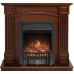 Royal Flame Boston - Темный дуб (Высота 925см) с очагом Fobos FX Black