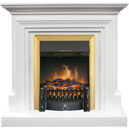 Royal Flame Bradford - Белый с очагом Fobos FX Brass