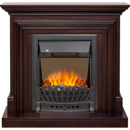 Royal Flame Bradford - Темный дуб с очагом Aspen Black