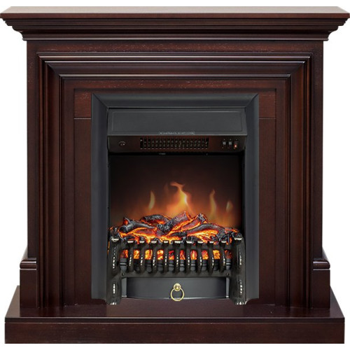 Royal Flame Bradford - Темный дуб с очагом Fobos FX Black