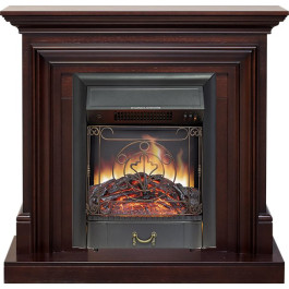 Royal Flame Bradford - Темный дуб с очагом Majestic FX Black