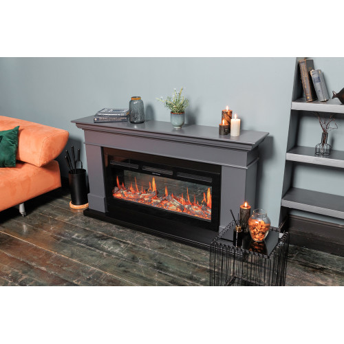 Royal Flame California - Белый (Высота 850 мм) с очагом Vision 42 LED Royal Flame California - Белый (Высота 850 мм) с очагом Vision 42 LED