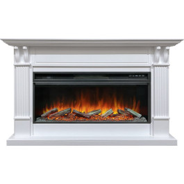 Royal Flame Cardiff - Белый с очагом Vision 42 LOG LED