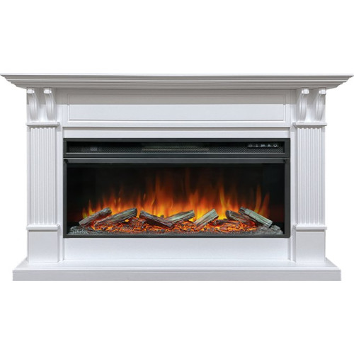 Royal Flame Cardiff - Белый с очагом Vision 42 LOG LED Royal Flame Cardiff - Белый с очагом Vision 42 LOG LED