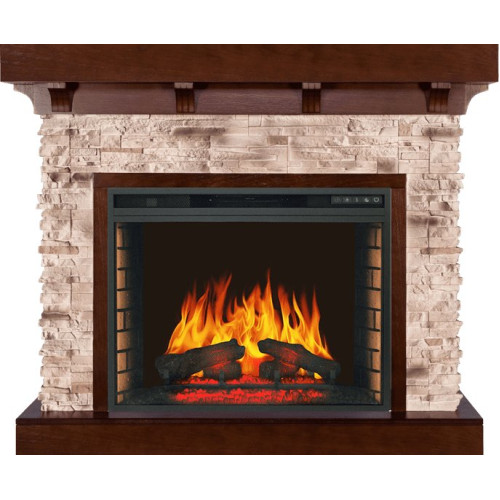 Royal Flame Chalet - Темный дуб с очагом Vision 28 EF LED FX