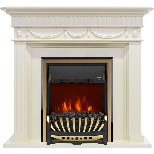 Royal Flame Corfu - Слоновая кость с очагом Aspen Gold