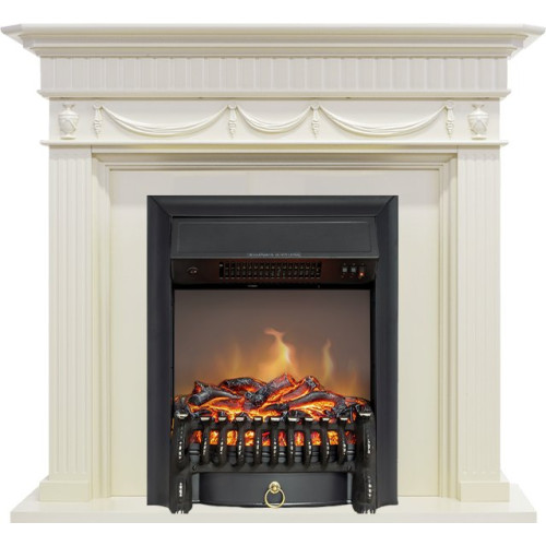 Royal Flame Corfu - Слоновая кость с очагом Fobos FX M Black