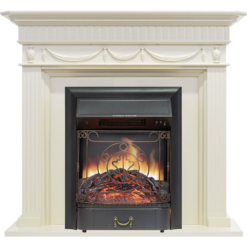 Royal Flame Corfu - Слоновая кость с очагом Majestic FX Black