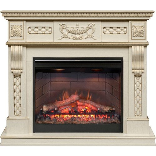 Dimplex Corsica - Слоновая кость с патиной с очагом Symphony 26 DF2608-INT