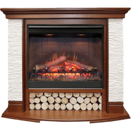 Dimplex Country - Орех/Сланец белый с очагом Symphony 26 DF2608-INT