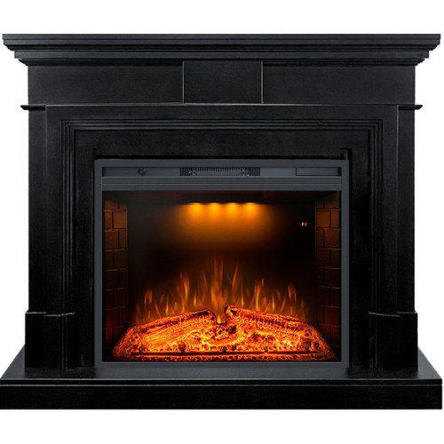 Royal Flame Coventry - Черный с очагом Emerald 28