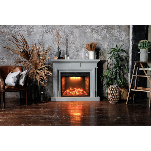 Royal Flame Coventry - Черный с очагом Emerald 28