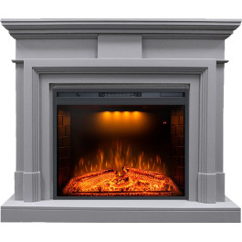 Royal Flame Coventry Grey - Серый с очагом Emerald 28