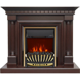 Royal Flame Dallas - Темный дуб с очагом Aspen Gold