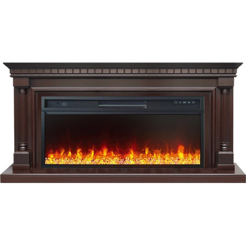 Royal Flame Dallas - Темный дуб (Ширина 1665 мм) с очагом Vision 42 LED