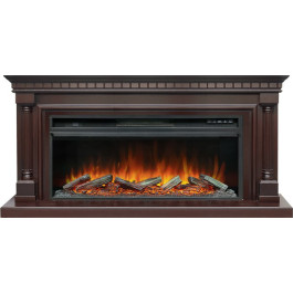 Royal Flame Dallas - Темный дуб (Ширина 1665 мм) с очагом Vision 42 LOG LED