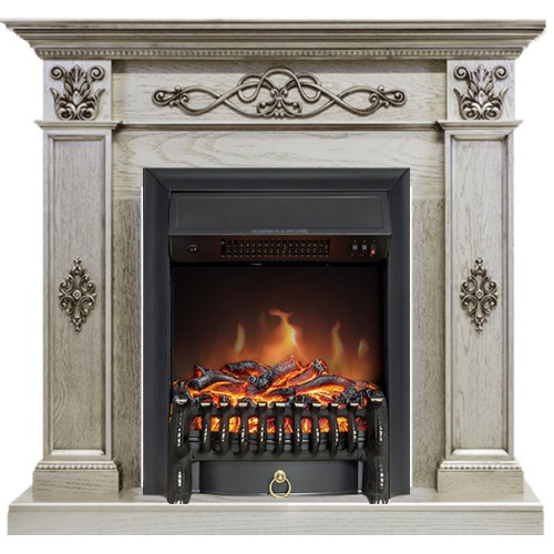 Royal Flame Derby - Old silver с очагом Fobos FX Black