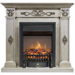 Royal Flame Derby - Old silver с очагом Fobos FX M Black