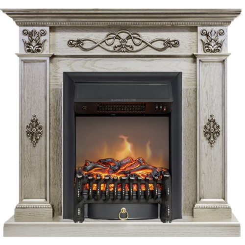 Royal Flame Derby - Old silver с очагом Fobos FX M Black