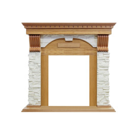 Dimplex Dublin - Дуб / Сланец белый