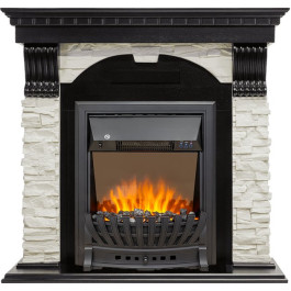 Royal Flame Dublin - Венге / Сланец белый с очагом Aspen Black