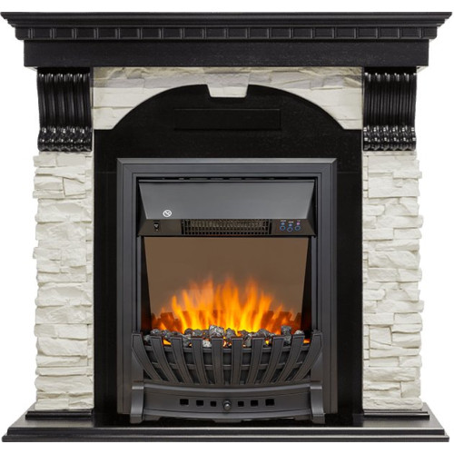 Royal Flame Dublin - Венге / Сланец белый с очагом Aspen Black