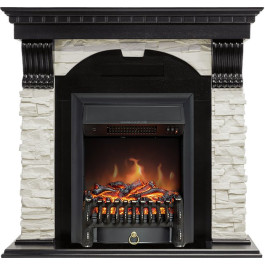 Royal Flame Dublin - Венге / Сланец белый с очагом Fobos FX Black